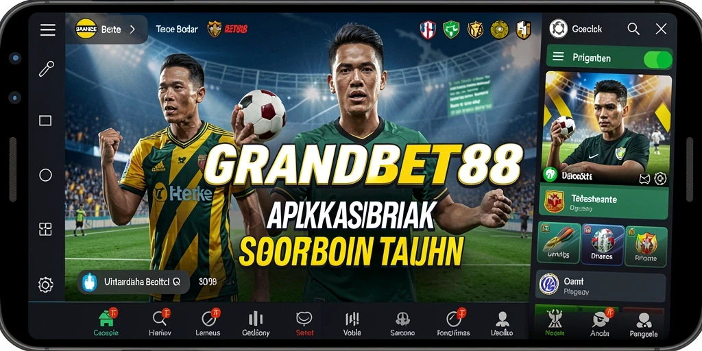 Tampilan gameplay GRANDBET88 dengan berbagai opsi taruhan olahraga.