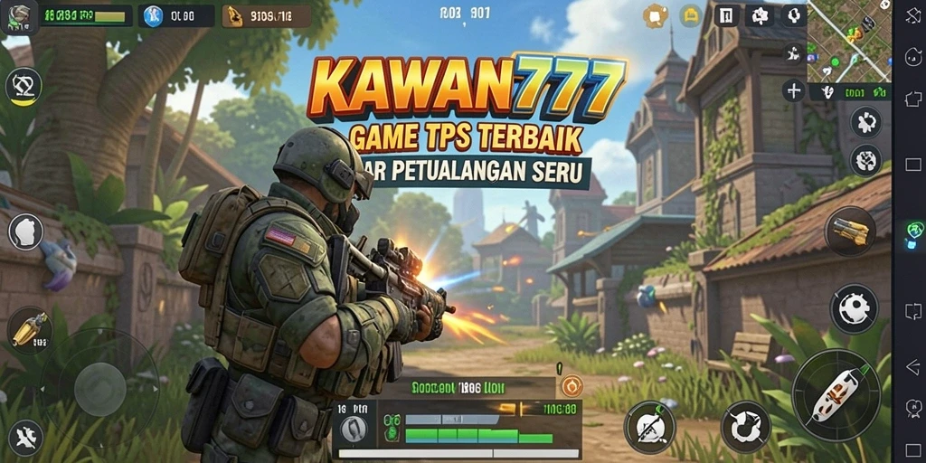 Tampilan gameplay seru KAWAN777 dengan aksi mendebarkan.