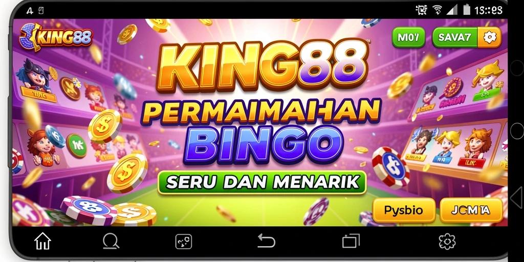 Tangkapan layar gameplay <strong>KING88</strong> yang menunjukkan suasana seru permainan Bingo.